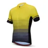 Vestes de course respirant à séchage rapide maillot ajusté fermeture éclair complète descente descente cyclisme maillots à manches courtes avec poche