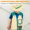 Waistcoat Children Toys Kids Explorer Costume Kit inclusief Vest en Hat Dress Up Gift for Outdoor Adventures Set Role Play 230313