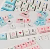 130 klawiszy XDA PBT Keycap Profil Spersonalizowane angielskie gier Keycaps Cute Sublimacja dla Cherry MX Switch MECHANICAL CLEYBOD