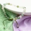 Strand Beaded Strands Natural Healing Energy Green Aventurine Men Bracelet Polished 6mm Beads Bangle Elastic Pulsera Women Jewelry