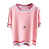 Women's T-Shirt Tee Shirt Femme Knitted T Shirt Women Summer Tops Short Sleeve Tshirt Korean Style Womens Clothes Camisetas De Mujer Para Verano 230314