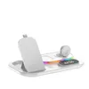 RGB 3 in 1 Qi 15W Wireless Charger for Samsung S22 S21 Galaxy Watch5 Active Buds Fast Station Stand Folding Accessories Holder