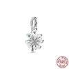 Fit Pandora perles 925 argent charme femmes bijoux Lucky amp Flower Dangle