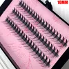 Herramientas de maquillaje 4 packslot Pro 57 Nudos Pestañas postizas individuales cónicas negras Extensión de maquillaje para pestañas Elija 8 mm 10 mm 12 mm 14 mm L1604 230314