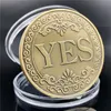 Arts crafts Yes Or No Lucky Decision Coin Bronze Commemorative Coin Retro Home Decor Classic Magic Home Decoration