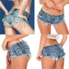 Short en jean Denim Sexy pour femme fille taille haute taille basse plage YF049887 230314