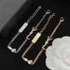 Luxury Brand Chain Fashion Women Bracelet Classic Crystal Gold Bracelets Designer For Women Wedding Party Jewellery Ornaments