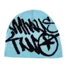 BeanieSkull Caps Ästhetische Pullover Hüte Männer Frauen Streetwear Herbst Winter Stricken Beanie Kpop Mode Hip-Hop Unisex Kappe Wolle Warme Hüte Kalt 230314