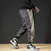 Jeans da uomo Autunno Inverno Moda Uomo Stile americano Casual Pantaloni cargo in velluto a coste Pantaloni stile harem Loose Fit Spliced Hip Hop Jogger