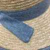 Wide Brim Hats 2023 Summer Vintage Bow Cowboy Hat For Women Men Straw Sun Vacation UV Protection Beach Designer Fadora