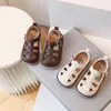 First Walkers Summer Baby Shoes Hollow Out Soft Sole Toddler Kids Sandals Non Slip Fashion Little Boys Girls Shoes 230314