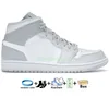 Jumpman 1 농구화 Mens 1s Mid Barcelona University Gold UNC Chicago Toe 페인트 드립 탄소 섬유 네덜란드 그린 여성 남성 스포츠 스니커즈 트레이너 36-46