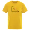 T-shirts pour hommes 2023 T-shirt à col rond d'été Je l'ai trouvé Mathématiques simples Imprimer Cool T-shirts Couleur unie Hommes Coton À manches courtes