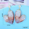 Dangle Earrings Missvikki Original Cute Big Heart CZ Drop For Women Daily Fine Bridal Wedding Party Shiny Jewelry High Quality