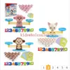 Math Game Board Toys Monkey Cat Balancing Scale Number Balance Enlightenment Digital Addition and Subtraction Math Scales Toys3d Magic Cube Segmenten