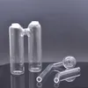 Narghilè unico Bruciatore di olio di vetro Bong Riciclatore a doppia canna Bong di vetro Catcher di cenere Dab Rigs Bubbler Fumatori di tubi d'acqua con tubi per bruciatore di olio a sfera da 30 mm