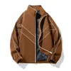 Männer Jacken 2023 Stil Frühling Herbst Casual Sport Mantel Stehkragen Mode Reflektierende Klemme Harajuku Oberbekleidung l230313