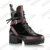 Botas de plataforma para mujeres Diseñador de botas de tobillo Martin Desert Luxury Leather Chelsea Summer Boots No-Slip Winter Spea Wize US5-11 con caja NO13