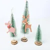 Decorazioni natalizie 5 pezzi Pendenti Ornamenti per alberi in legno Cervi Festa fai da te Regalo per bambini Decorazione da appendere1