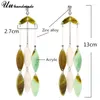 Dangle Earrings Fashion Acrylic Beads Link Chain Ear Jewelry Long Tassel For Women