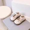 First Walkers DIMI Spring/Summer Baby Girl Shoes Microfiber Leather Princess Shoes Fashion Soft Flat Flower Infant Toddler Shoes 230314