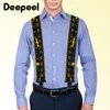 Suspenders 1pc 5*120 cm Men's Adult X-Type 4 Clips High Elastic Suspender Justerbara tunga hängslen Tool Belt Susperders Male Jockstrap 230314