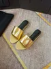 Sinpher Designer Sandálias femininas Produção de couro Patente de luxo Luxo de luxo à prova d'água Anti-deslizamento Fashion Mop Slippers