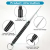 Utomhus EDC Portable Multi-Purpose Toothpick Bottle Fruit Fork Camping Tool Toothpick Tube