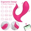 Vibradores Vibradores vestíveis App Bluetooth para mulheres de controle remoto sem fio clitóris clitóris Tons de sexo para adultos 230314