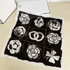 Designers Womens Square Scarf 70cm Summer Brand Silk Scarfs Shawl Scarf Luxury Knitted Flower High Quality Neckerchief Box