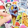 100 PCS Horrible Punk Waterproof Vinyl Stickers Pack for Teens Adults to DIY Phone Laptop Water Bottle Luggage Scrapbook Bike Car 230U