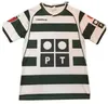 #28 C Ronaldo Sporting Lisbon Retro 2001 2002 Koszulki piłkarskie 01 02 Vintage Maillot Queresma Camisa de Futebol M Niculae Football GG