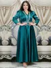 Etnische kleding Abayas voor vrouwen Dubai Luxe 2023 Zijden Moslim Fashion jurk Caftan Marocain Wedding Party gelegenheden Djellaba Femme met