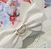 Designer-Evening Bags Lolita Heart Shape Ita Handbag And Purse Kawaii Bow Badge Pocket Women 10CM Doll Shoulder Bag For Teenager Girls Cute