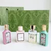 Zestaw perfum marki Flora 4PCS Suit kadzidełka długowy zapach uroczy Lady Parfum Spray EDP Najwyższa jakość zapachowa Kolonia Szybka dostawa