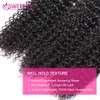 Spitzenperücken brasilianisch kinky lockiges Haar Bündel 3 4 PCs Remy Human Gewebe 30inch natürliche Farbe Jerry Curl 230314