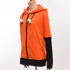 Sweats à capuche pour femmes Sweatshirts Oreilles d'animaux Costume Cosplay Veste à capuche Sweat Orange chaud Sweat à capuche unisexe 230313