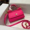 Bolso de mano de diseñador 10 colores Bolsos de mujer Bolsos de hombro tipo bandolera Monedero Bolsos de mano de lujo Tops Cuero de vaca de calidad Correa larga Bolsa de hardware dorada