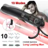 Vibrateurs FLXUR Double Pénétration Vibromasseur Sex Toys Pour Couples Strapon Gode Vibrateur Sangle Sur Pénis Sex Toys Pour Femmes Homme 230314