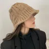 Visors 스타일리시 한 유용한 순수한 컬러 버킷 모자 트렌디 한 겨울 캡 바람 방전 Ladyvisors