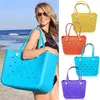 HBP grote strandtas rubber boodschappentassen waterdichte designer tas zandbestendige outdoor eva draagbare reiswasbare draagtas voor sportmarkt 220531