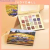 Outils de maquillage Judydoll 20 couleurs Vincents Wheat Fields Palette de fard à paupières violet oreille peinture à l'huile mat miroitant paillettes yeux 230314