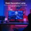 Portabla högtalare Divoom Planet-9 Dekorativ humörlampa med programmerbar RGB LED-ljuseffekter Neonljus Atmosfär Bedside Lamp Music Control 230314