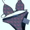 Tasarımcı Bikinis Kadın Seksi Bikini Karışık 26 Styles Mektup Giymeleri Kristal Yaz Mayo Plajı Lüks Mayo Takımları Üç Noktalı Mayo