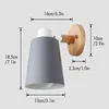 Wall Lamp Wooden Lamps Bedside Led Light Sconce Modern Interior For Bedroom Living Room Study Reading