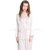 Women's Sleepwear Womens Silk Satin Pajamas Set Pyjamas PJS Set Sleepwear Set Nightwear Loungewear XS~ 3XL Plus Size__Gifts 230314