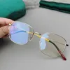 Lunettes de soleil d'extérieur pour hommes de mode Les mêmes lunettes argentées de Xiao Zhan pour hommes gg0681, monture carrée en alliage de titane ultra-léger pour femmes, peuvent être équipées de myopie