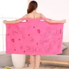 Vêtements de nuit pour femmes été femmes séchage rapide peignoir dames portable serviette De bain salle De bain douche décontracté confortable Ropa De Mujer Ly