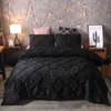 Pinch Peat Bedding Set 3st/Set Quilt Covers Cudowcase Solid Color Comporter Quilts Cover Pillow Case 228*228cm Hem Beding BH8458 TYJ