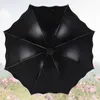 Parasol piękne kwiaty parasol mody mody brokat kolorowy kobiety parasole Blossom Girl Sun Parasol Prezent 230314